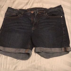 Blue jean shorts